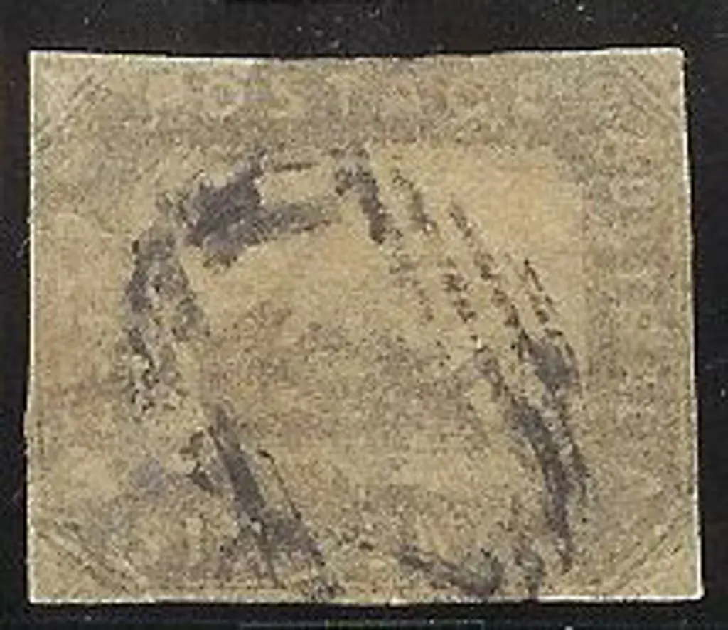1859 6d grey-black litho swan. A very pale shade ... Image 1++