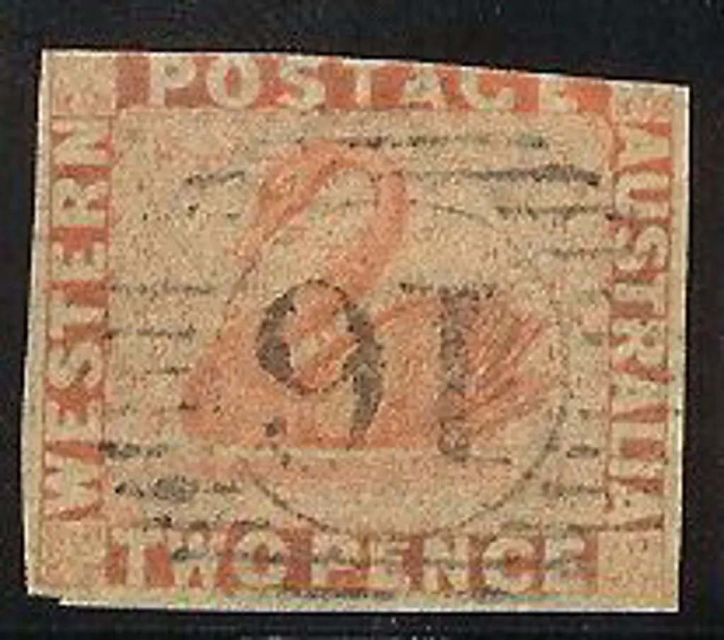 1860 2d orange-vermilion. Fine used example with 3 ... Image 1++