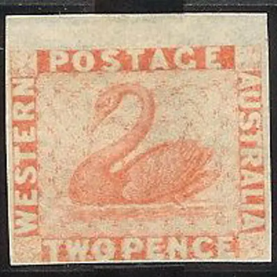 1860 2d orange-vermilion SG 25. Superb unused, no ...