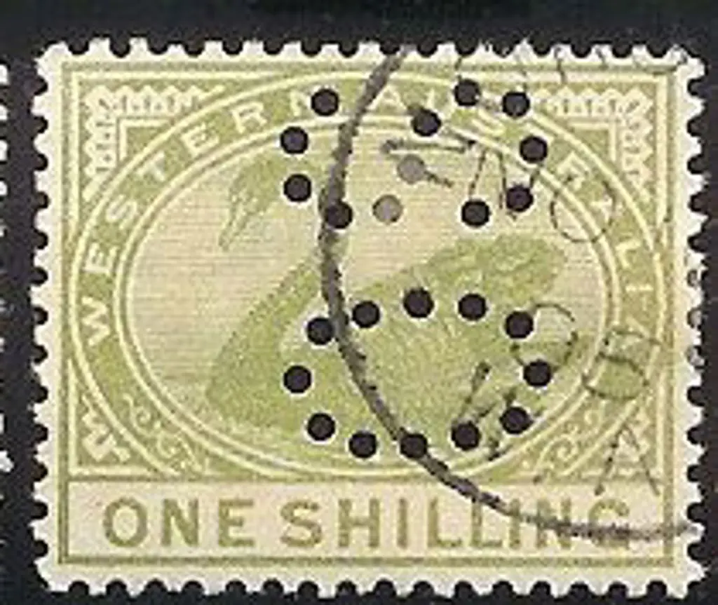 1885 swans perforated OS: ½ d, 3d, 4d, 5d, 6d, & ... Image 1++