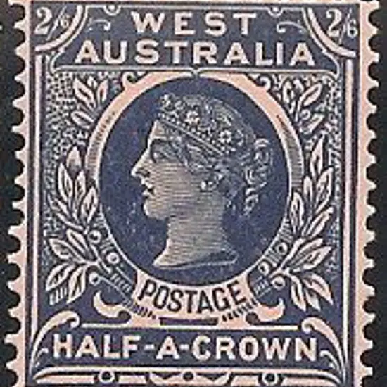 1902 2/6d deep blue on rose QV. Fresh MUH. A ...