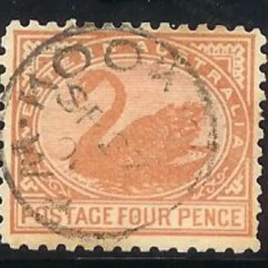 1902 4d chestnut Perf. 11 Wmk V & crown. Fine ...