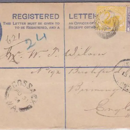 Cossack cds 2a (31 Aug 1900) tied by 15 Bar 24 ...