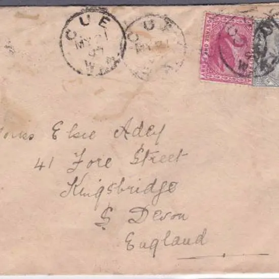 Cue 3b-c (5 strikes) for 21 May 1897 on 2d & 1d ...