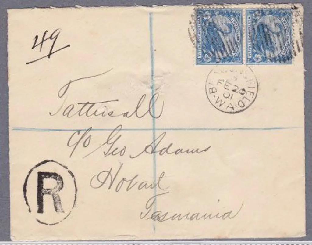 BEACONSFIELD 3b20 Feb 1901 with proving DO-13 ... Image 1++