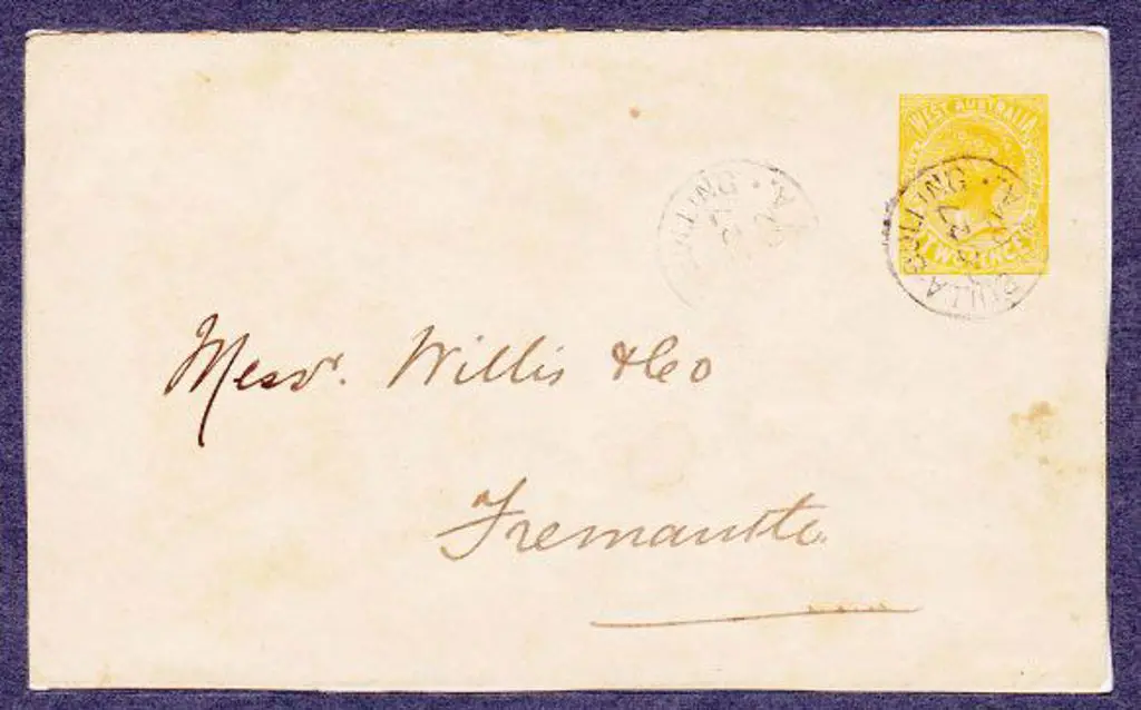 BULLA BULLING 3b dated 27 Oct 1902 on 2d orange QV ... Image 1++