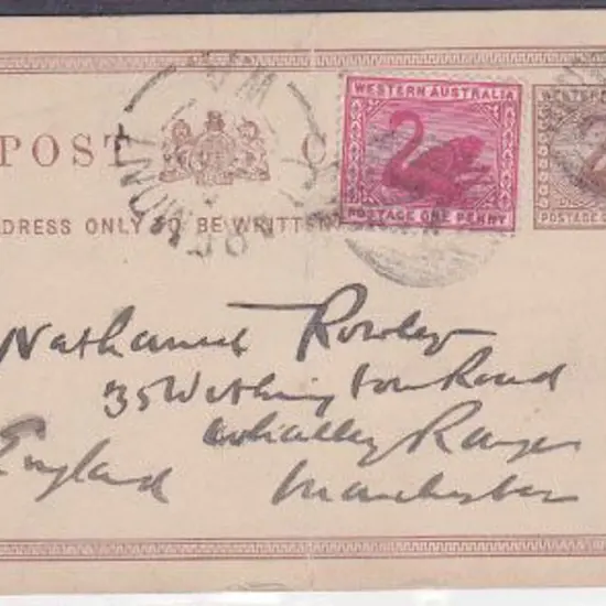 CLAREMONT 2b 13 May 1901 tied to 15 Bar 12 on ½d ...