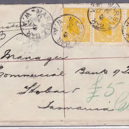 Marble Bar 3b in B. Four strikes dated 19 Dec 1903 ...