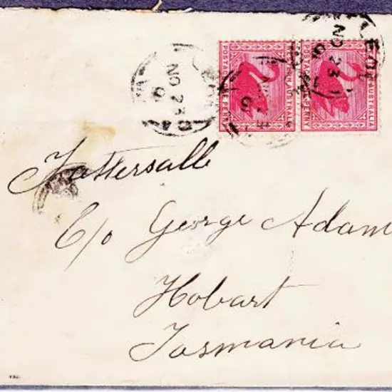 MT LEONORA 3b for 23 Nov 1901. 3 strikes on pair ...