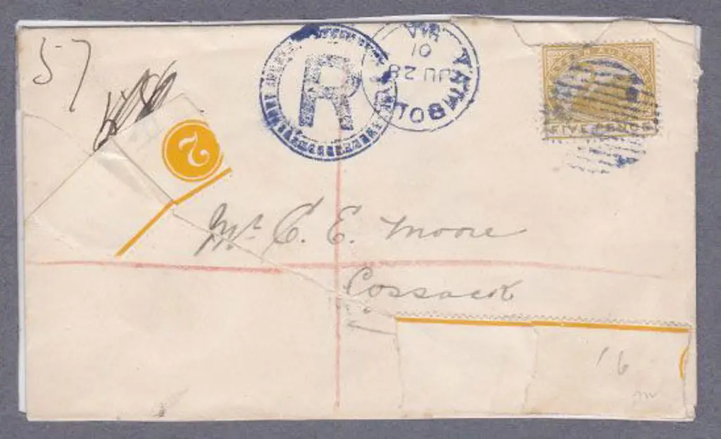TAMBOURAH 3b for 28 Jun 1901 & oblitorator DO-13 ... Image 1++