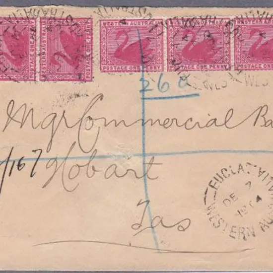 Eucla CDS1 for 7 Dec 1904 on Registered Tatts ...