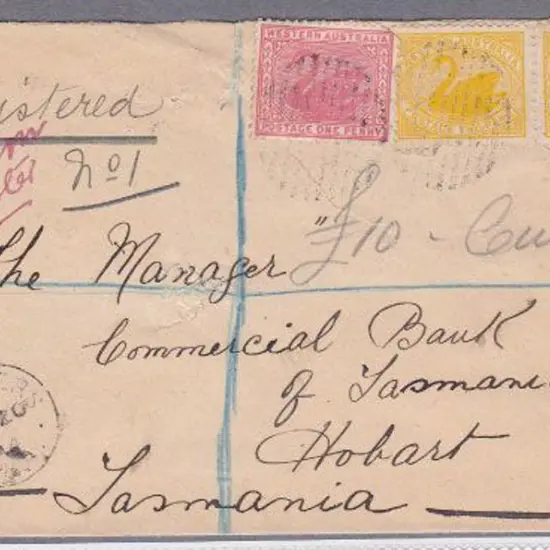 Lawlers 3b dated 20 Nov 1904 with DO-10 tied to 1d ...