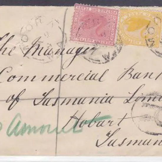 Moora 3b for 9 Jan 1904 on Regsitered cover with 3 ...