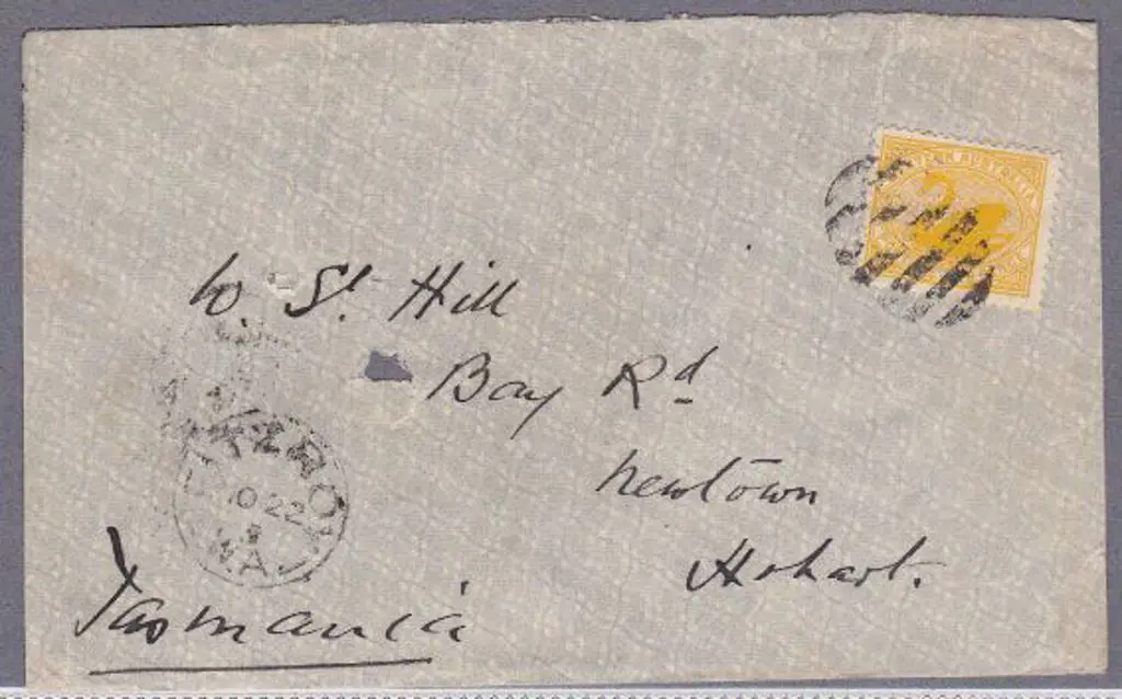 Fitzroy 3b dated 22 Oct 1905 with DO-7 tied to 2d ... Image 1++