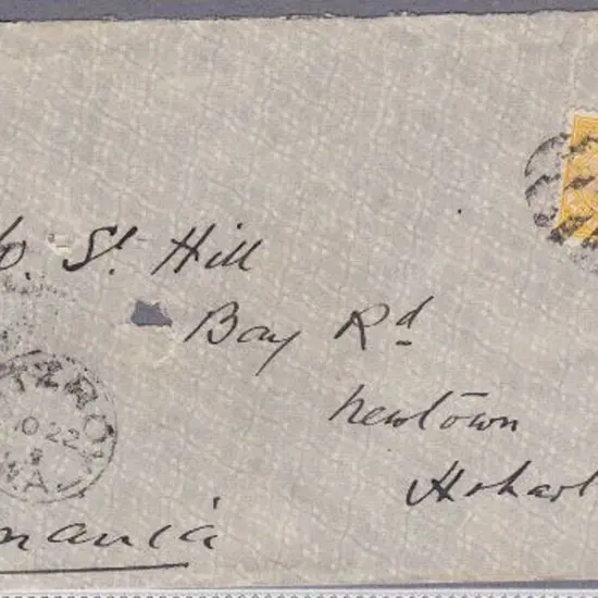 Fitzroy 3b dated 22 Oct 1905 with DO-7 tied to 2d ...