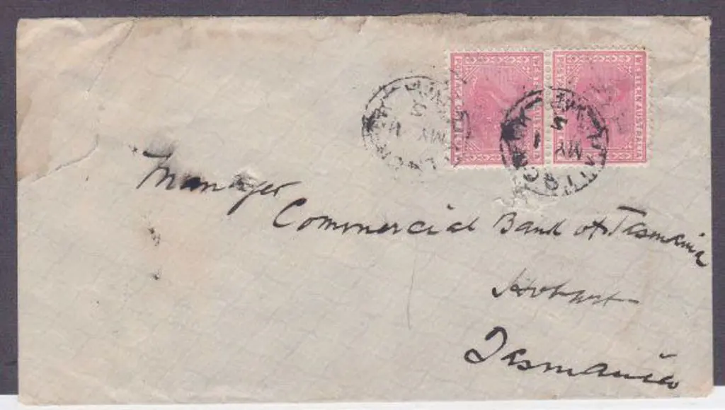 Halls Creek 3b dated 1 May 1905 tied to pair of 1d ... Image 1++