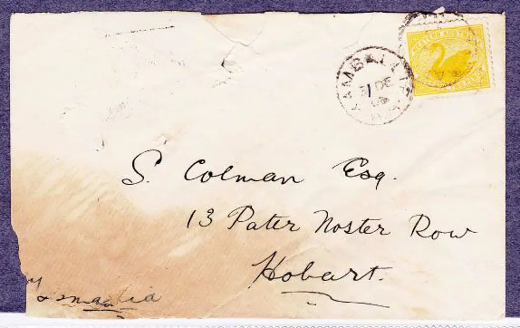 Kamballie 3b on Tatts cover dated 31 Dec 1906 & ... Image 1++