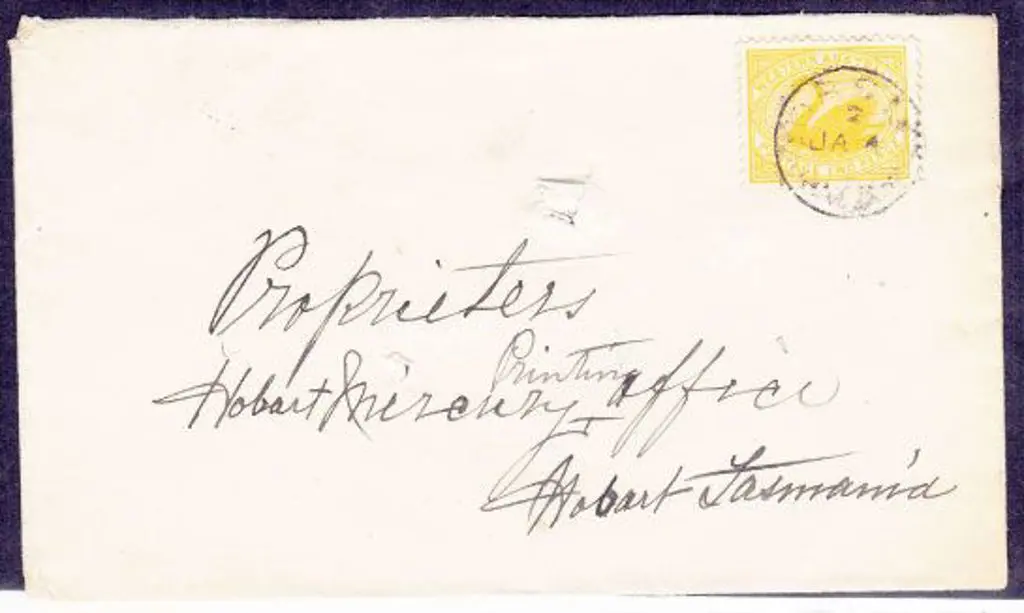 Worsley 3b, 4 Jan 1906 upright strike on 2d yellow ... Image 1++