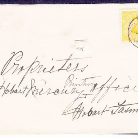 Worsley 3b, 4 Jan 1906 upright strike on 2d yellow ...
