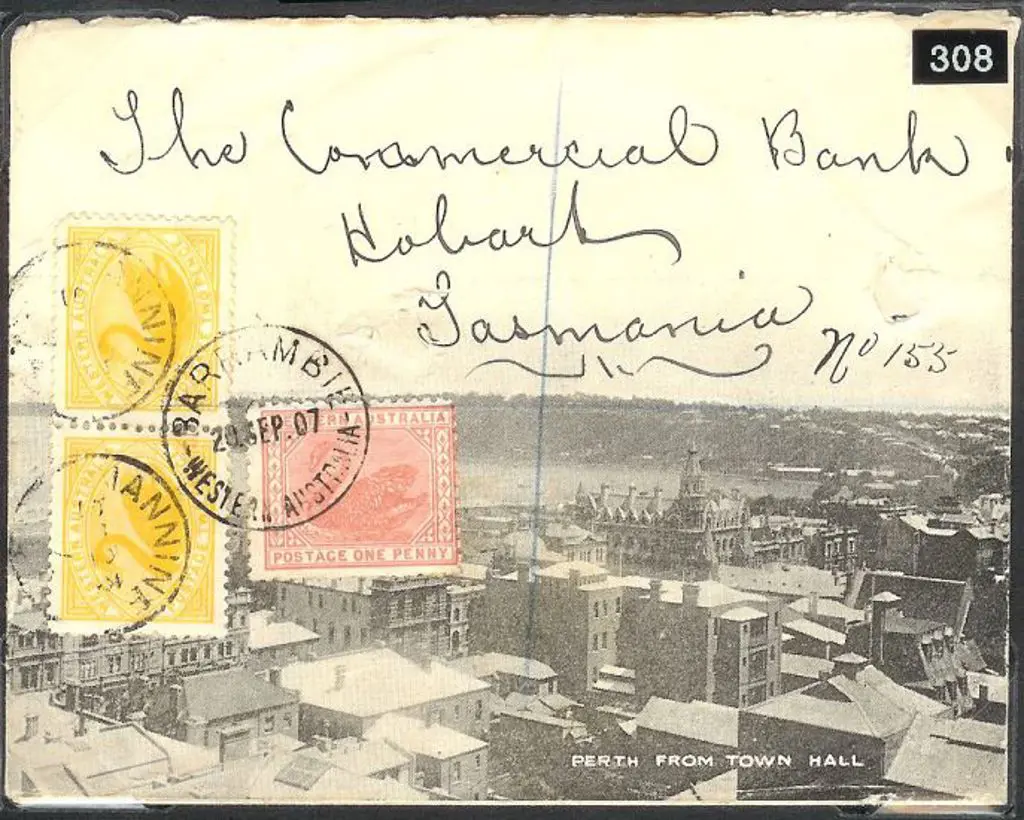 Barrambie A25 (R1) dated 20 Sep 1907. One strike ... Image 1++