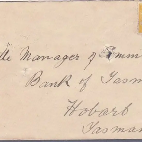 Cue A26 on 2d yellow swan On tatts cover dated 27 ...