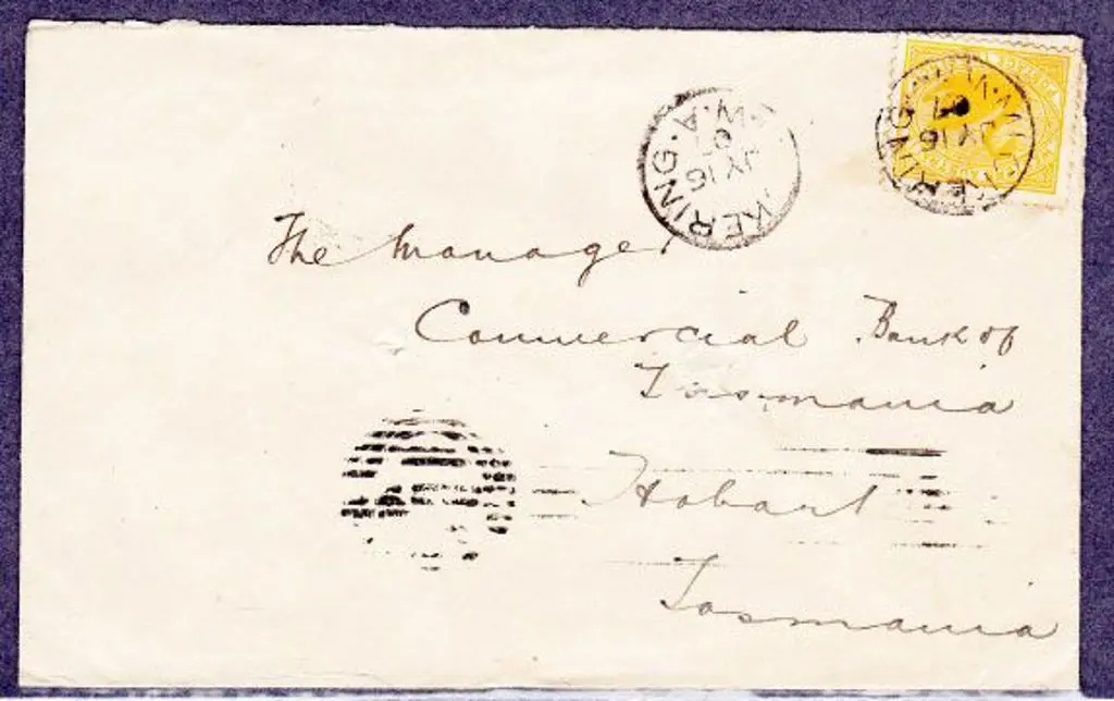 Meckering (First "E" damaged) 3b dated 16 Jul ... Image 1++