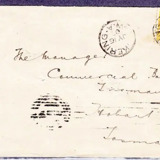 Meckering (First "E" damaged) 3b dated 16 Jul ...