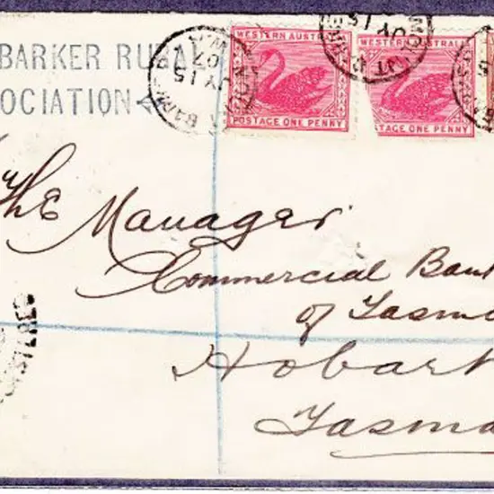 Mount Barker 3b dated 15 Jul 1907. Three strikes ...