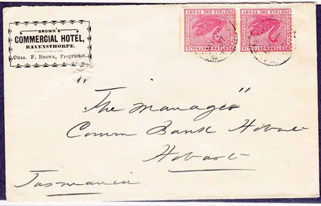 Ravensthorpe 3b dated 24 May 1907 tied to pair of ... Image 1++