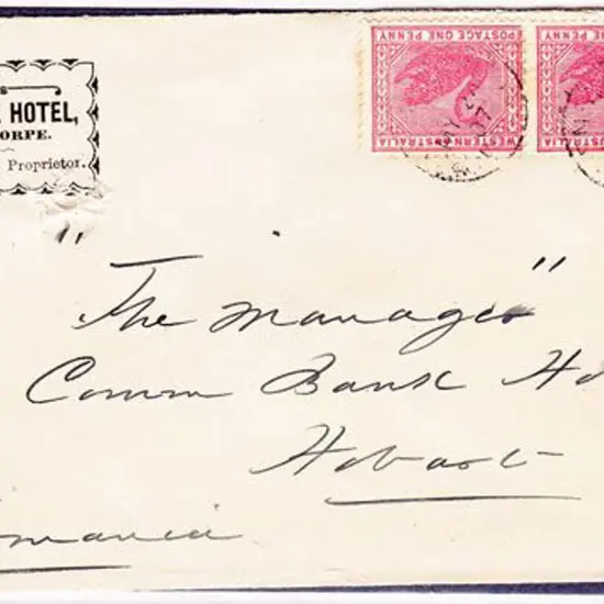 Ravensthorpe 3b dated 24 May 1907 tied to pair of ...