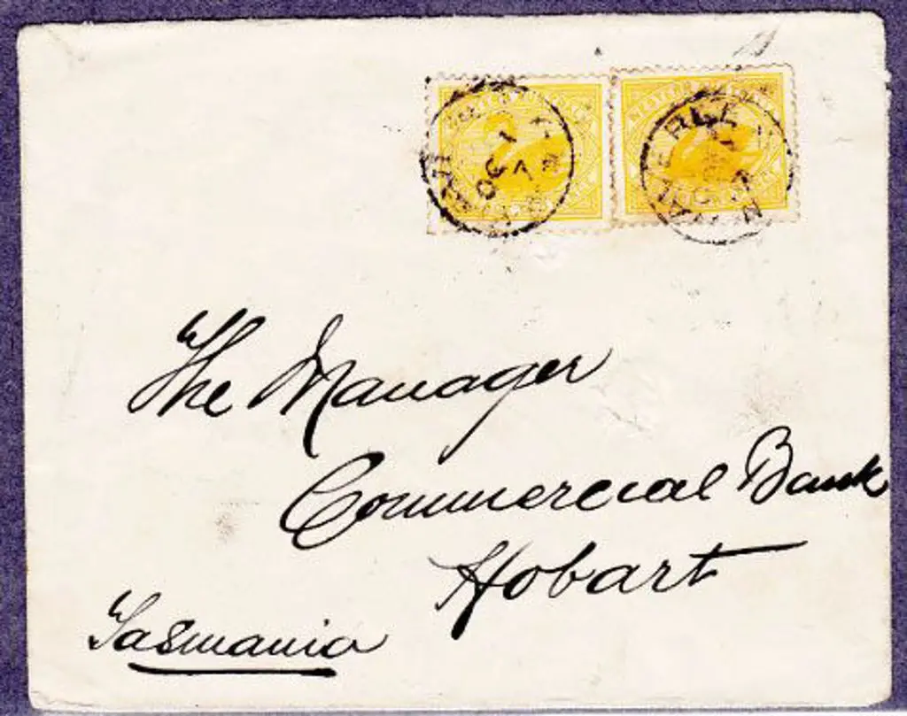 Waverley 3b for 1 Oct 1907 tied to 2 x 2d yellow ... Image 1++