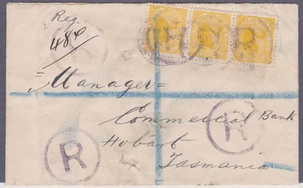 Wellington Mills A25 for 25 Sep 1907 tied to strip ... Image 1++
