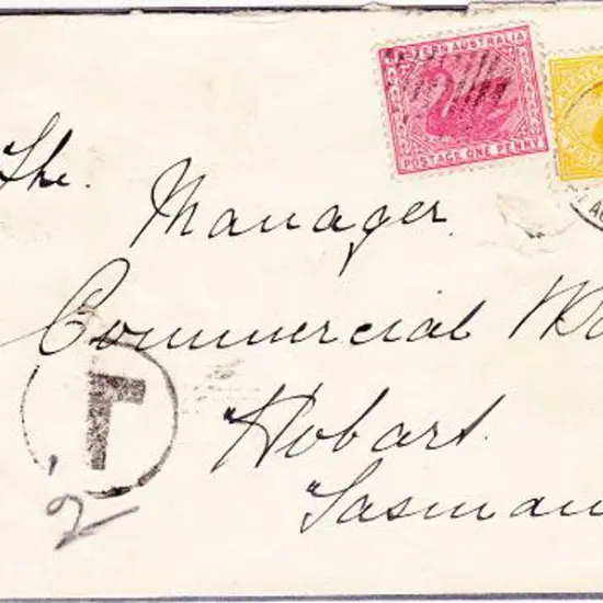 Wodgina A25 dated 8 Jul 1907 with unrecorded DO-10 ...