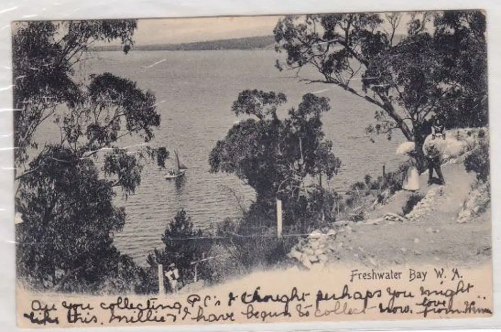 Freshwater Bay, WA. Foy & Gibson Postcard with ... Image 1++
