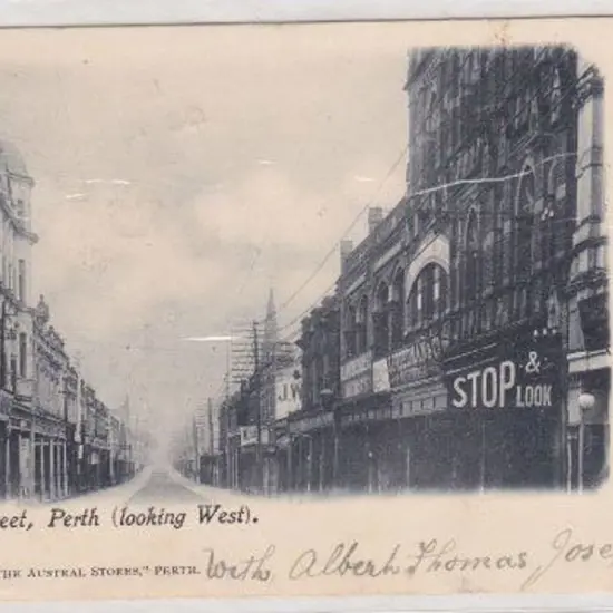 Hay Street Perth (looking west). Austral stores. ...