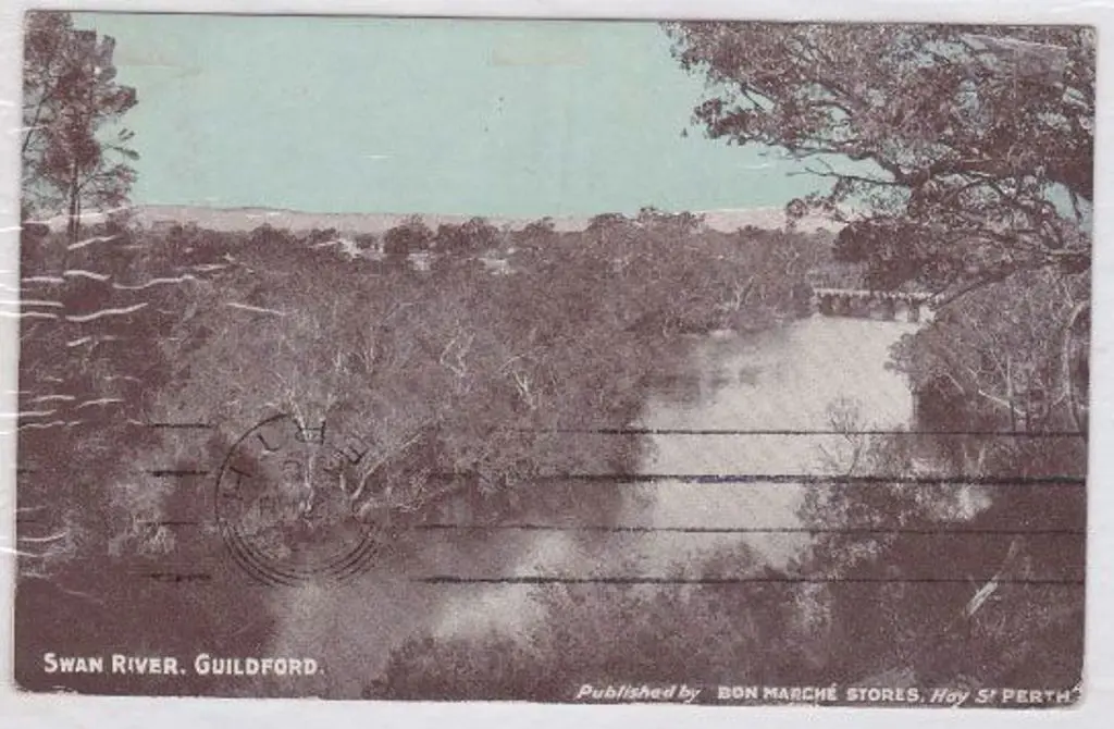 Swan River, Guildford. Published by Bon Marche ... Image 1++