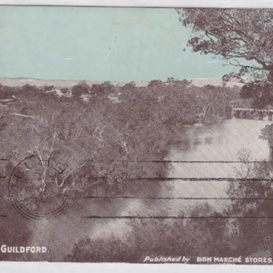 Swan River, Guildford. Published by Bon Marche ...