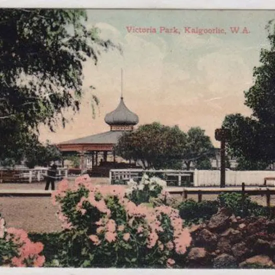Victoria Park, Kalgoorlie, WA.  Faulk & Co. with ...