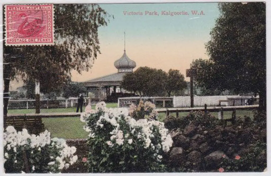 Victoria Park, Kalgoorlie, WA. Published by Falk & ... Image 1++
