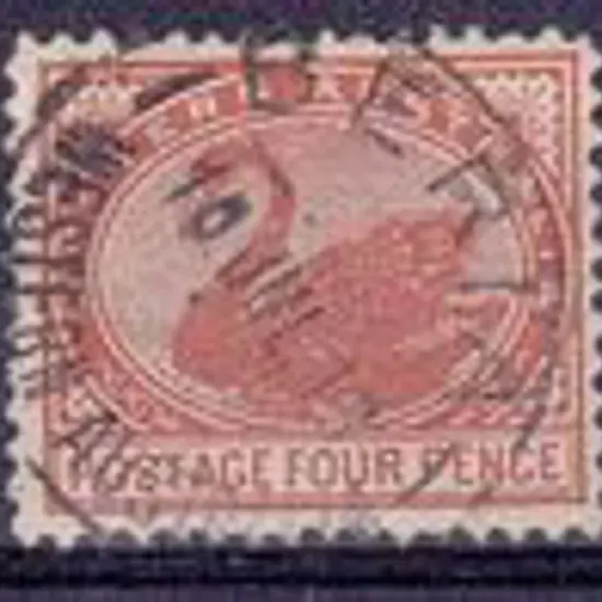 Beria A25  90% tie to late use 4d brown swan 10 ...