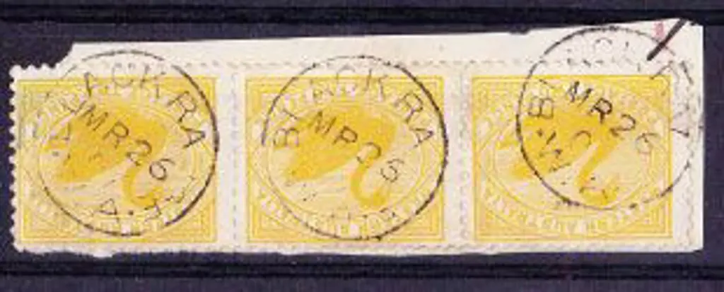 Black Range 3b 3 x 100% strikes tied to strip of 3 ... Image 1++