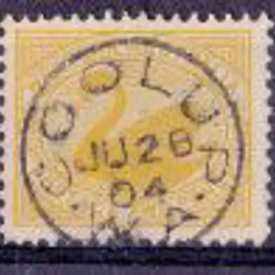 Coolup 3b. Full cds on 2d yellow swan 28 Jun 1904 ...
