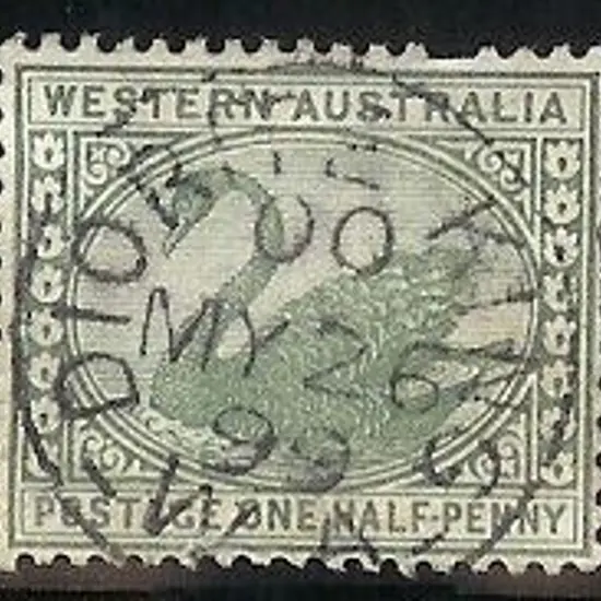Diorite King 3b index 00 on ½d green swan. A ...