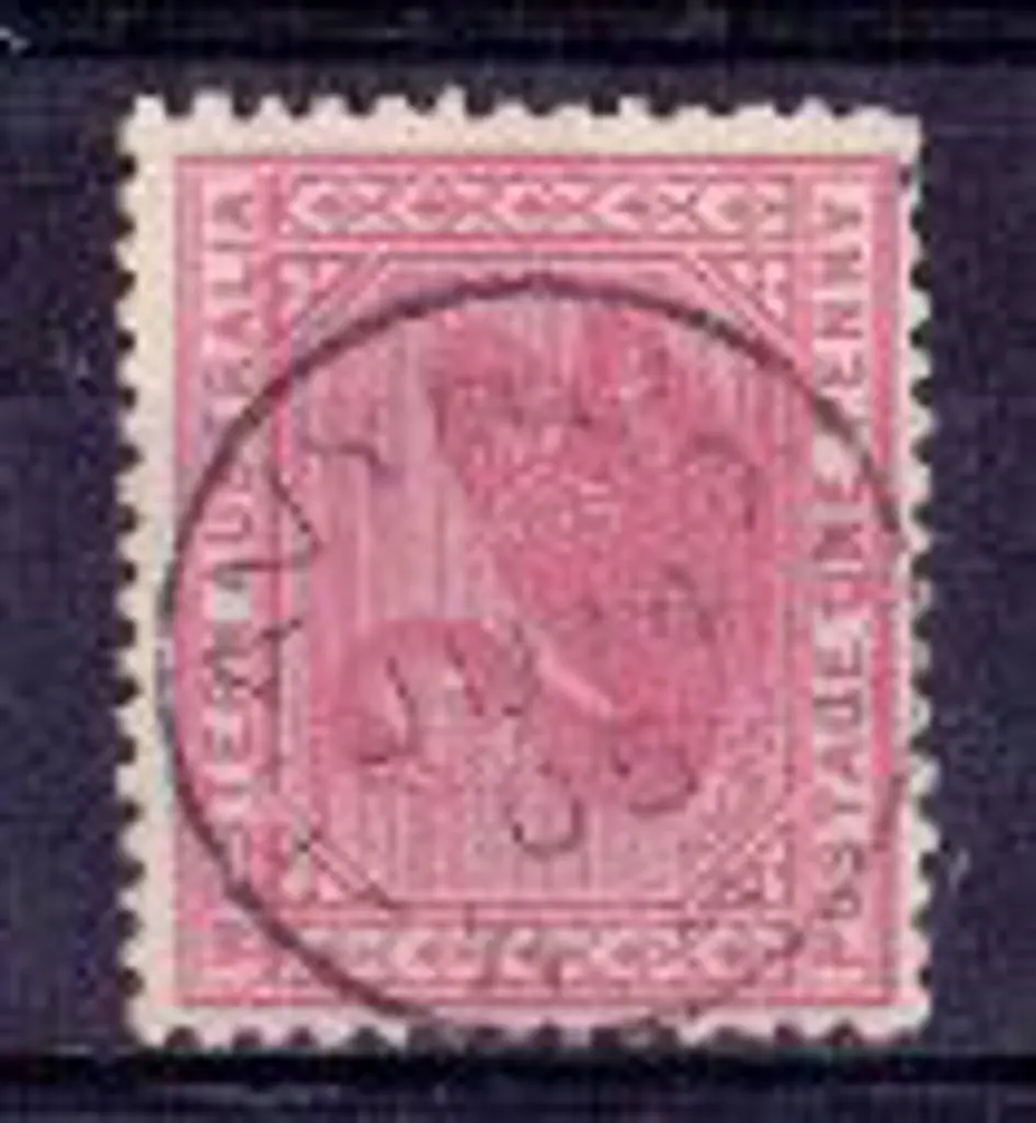 Doodlakine type CRS (no date) on pair 1d red swans ... Image 1++