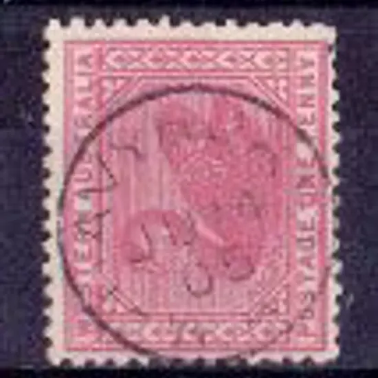 Doodlakine type CRS (no date) on pair 1d red swans ...