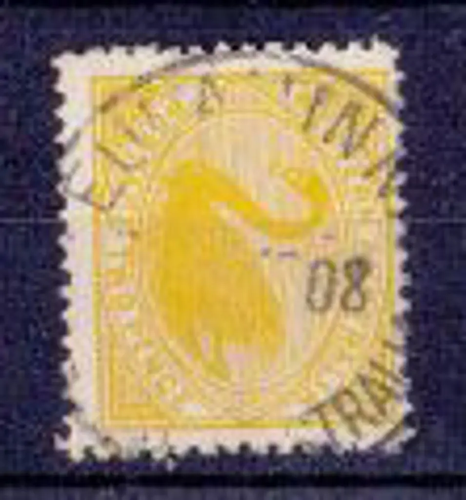 Eulaminna A28 60% on 2d yellow swan 1908 (R1) Image 1++