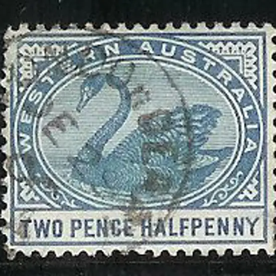 Londonderry 3b 65% strike on 2½d swan 29 Dec 1900. ...