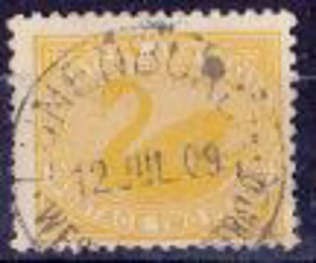 Lunenburgh A26 90% strike on 2d yellow swan 12 Jul ... Image 1++