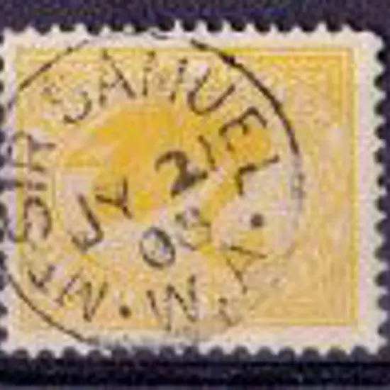 Mt Sir Samuel 3b 100% cds on 2d yellow swan 21 Jul ...