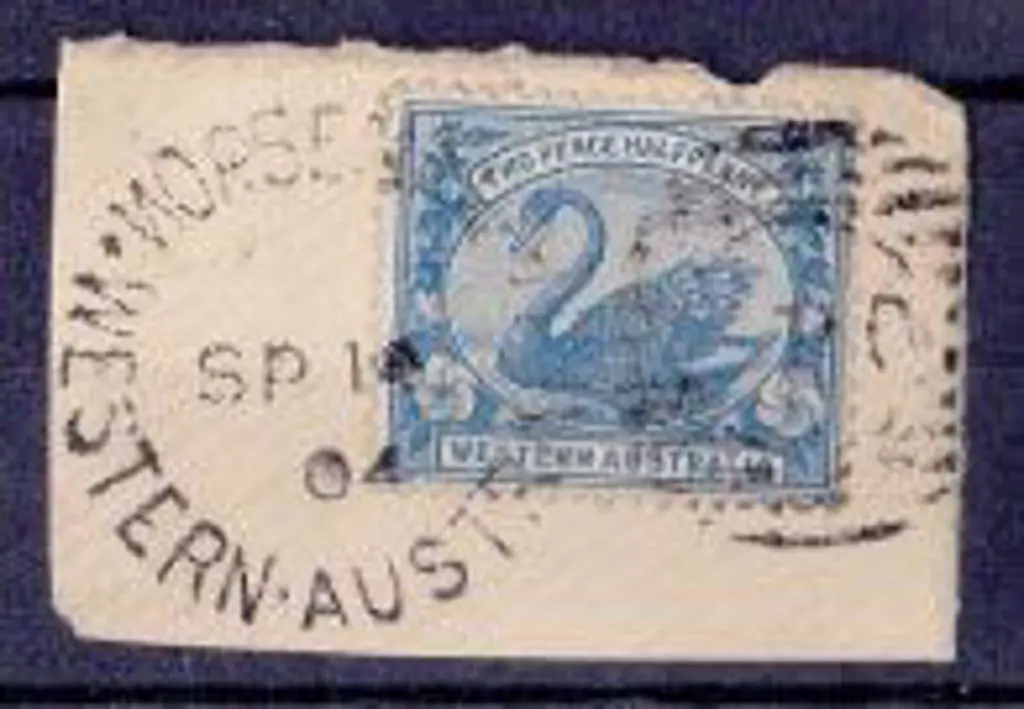 Norseman DxPO Full duplex on 2½d blue swan on ... Image 1++